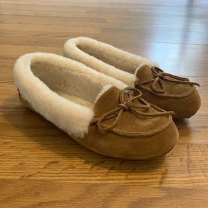 UGG slippers loafers tan